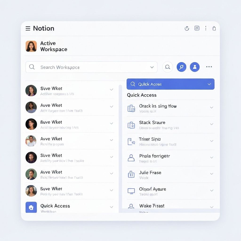 Workspace Sidebar